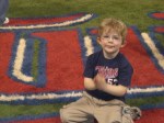 Franklin on the Field at the Metrodome
