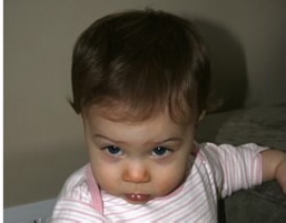 Anna at 10 months