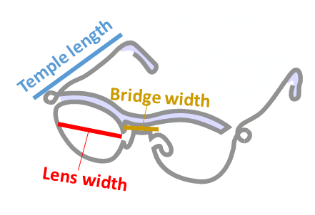 glasses sizing